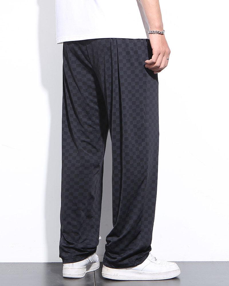 Chill Vibes Checkerboard Pants - Summer Techwear - Chill Vibes Checkerboard Pants for Summer Comfort - View 2