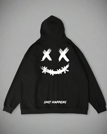 Chill Vibes Smiley Zip Hoodie -  comfortable hoodie - Chill Vibes Smiley Zip Hoodie for Comfort and Style - View 5