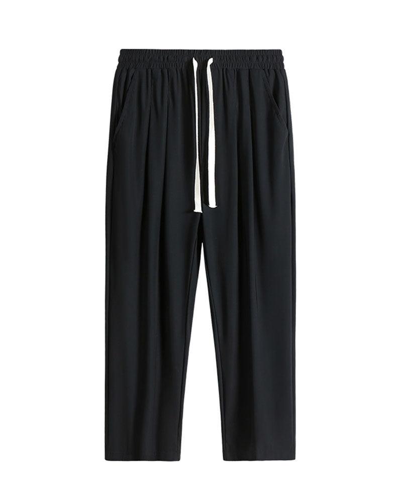 Chill Vibes Wide Leg Pants -  ice silk - Chill Vibes Wide Leg Pants for Summer Ease - View 5