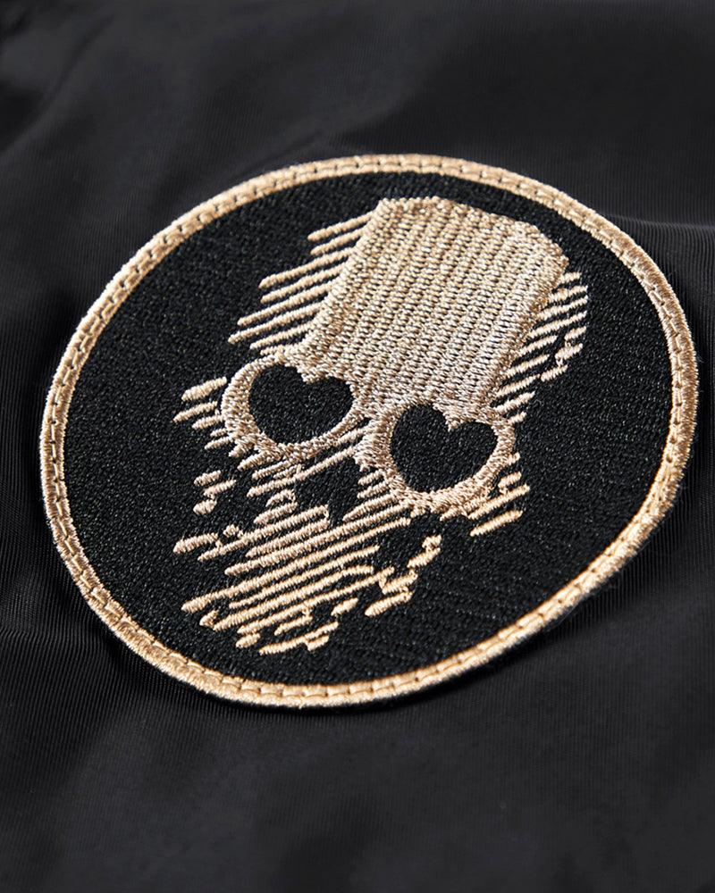 Chilling Skull Bomber Jacket -  cold weather - Stylish Skull Bomber Jacket for Winter Comfort - View 5