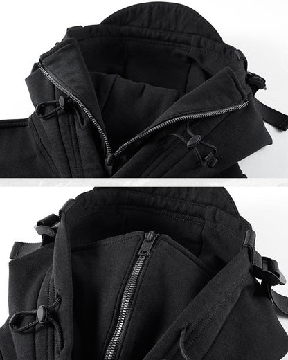 Cold Weather Tactical Mask Hoodie -  comfortable layering piece - Cold Weather Tactical Hoodie with Integrated Mask - View 6