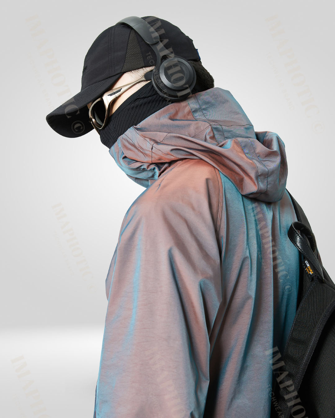 Color-Changing Hooded Windbreaker Jacket -  waterproof - Versatile Color-Changing Hooded Windbreaker Jacket - View 7