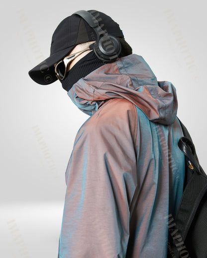 Color-Changing Hooded Windbreaker Jacket -  waterproof - Versatile Color-Changing Hooded Windbreaker Jacket - View 7