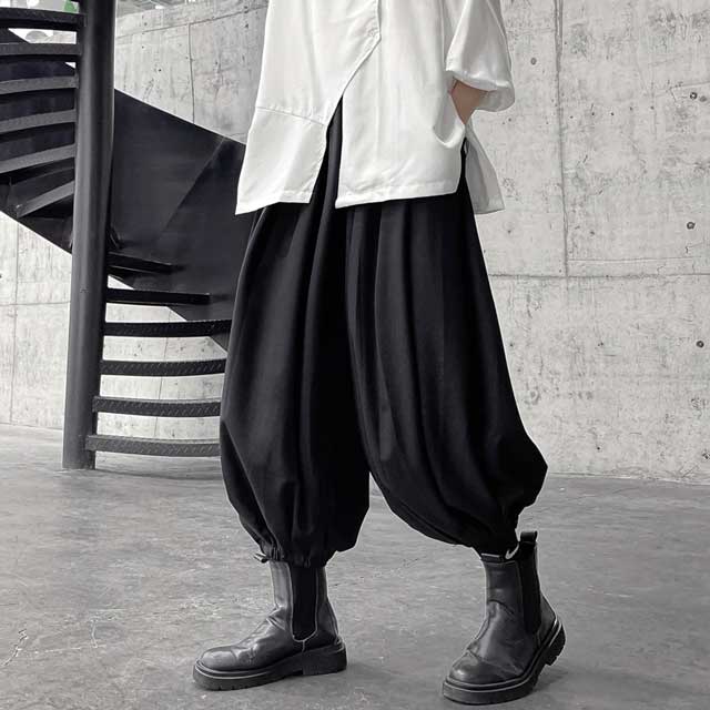 Comfortable Flowing Harem Trousers - harem trousers - Comfortable Flowing Harem Trousers for Effortless Style - Main view