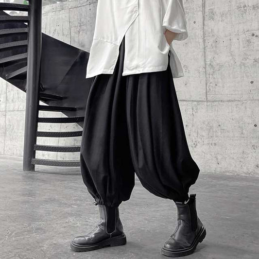 Comfortable Flowing Harem Trousers - harem trousers - Comfortable Flowing Harem Trousers for Effortless Style - Main view