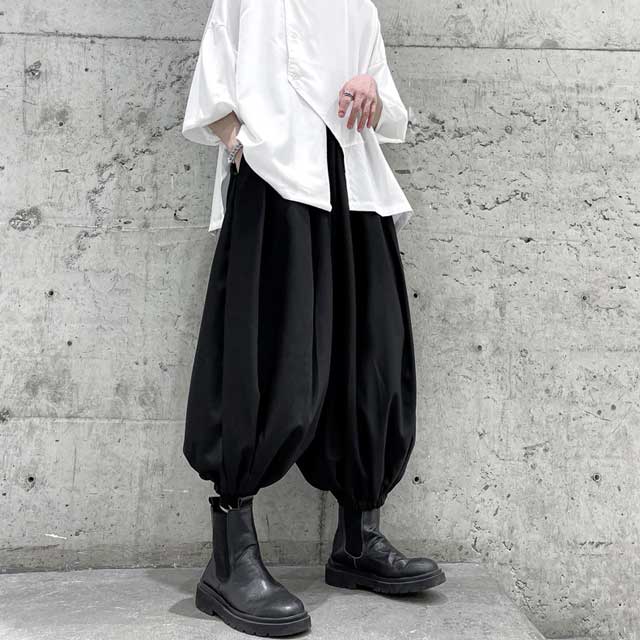 Comfortable Flowing Harem Trousers - stylish harem pants - Comfortable Flowing Harem Trousers for Effortless Style - View 3