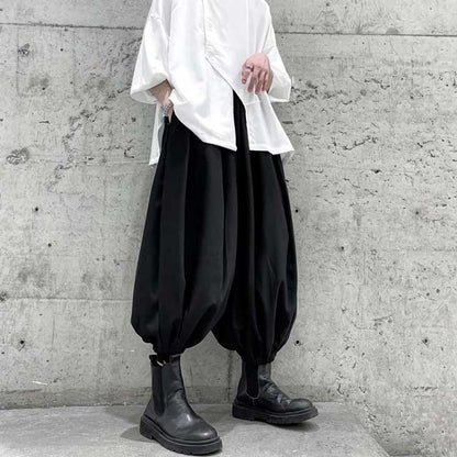Comfortable Flowing Harem Trousers - stylish harem pants - Comfortable Flowing Harem Trousers for Effortless Style - View 3