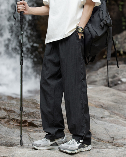 Cool Comfort Pleated Hiking Pants - breathable hiking pants - Cool Comfort Pleated Hiking Pants for Outdoor Activities - Main view