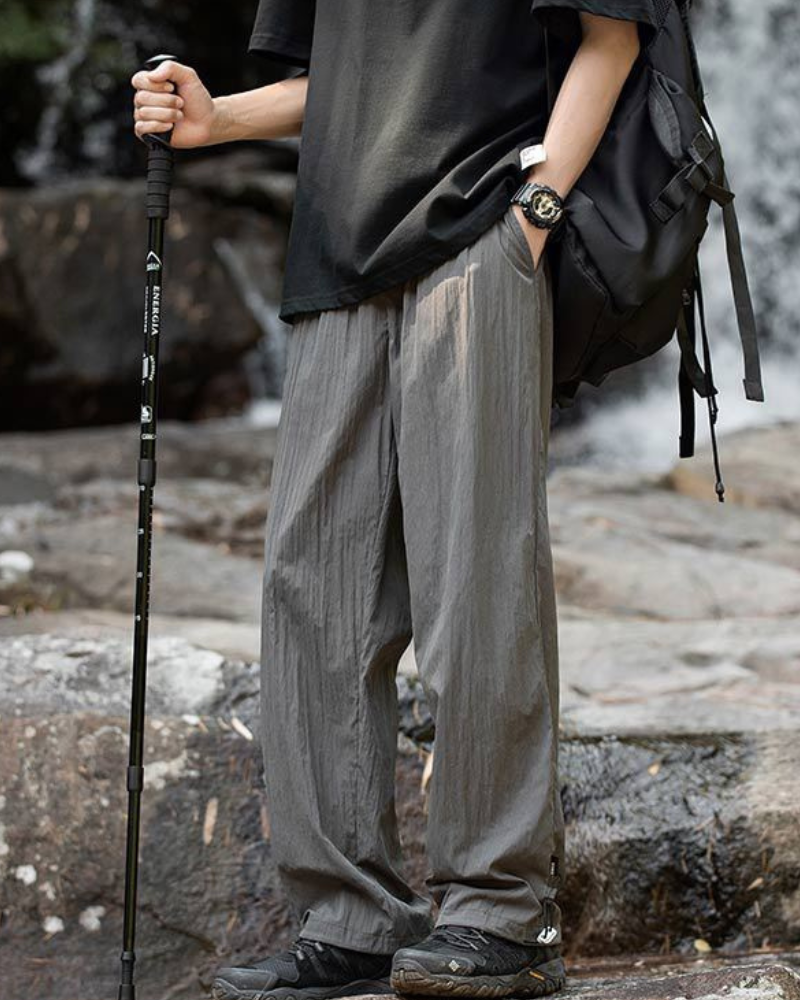 Cool Comfort Pleated Hiking Pants - hiking pants - Cool Comfort Pleated Hiking Pants for Outdoor Activities - View 2