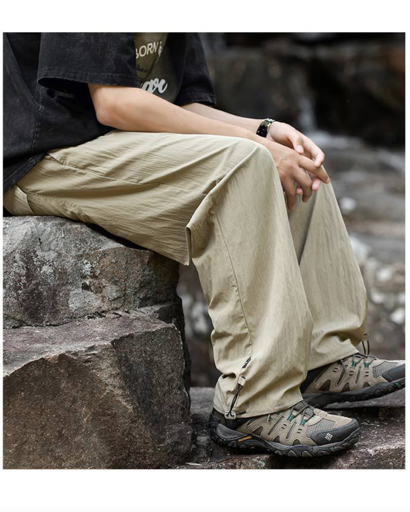 Cool Comfort Pleated Hiking Pants -  water-repellent outdoor pants - Cool Comfort Pleated Hiking Pants for Outdoor Activities - View 7