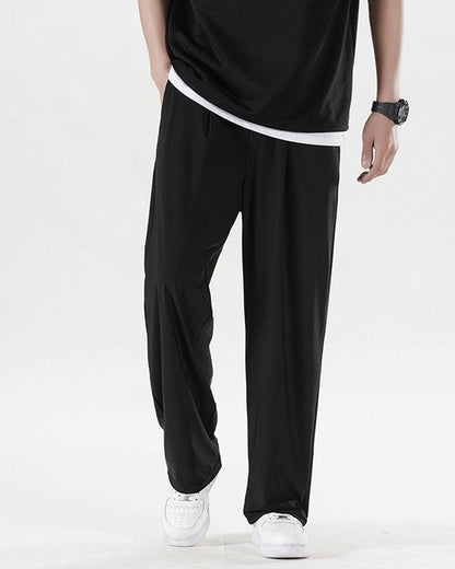 Cool Comfort Wide Leg Pants - summer comfort pants - Cool Comfort Wide Leg Pants for Effortless Summer Style - View 2