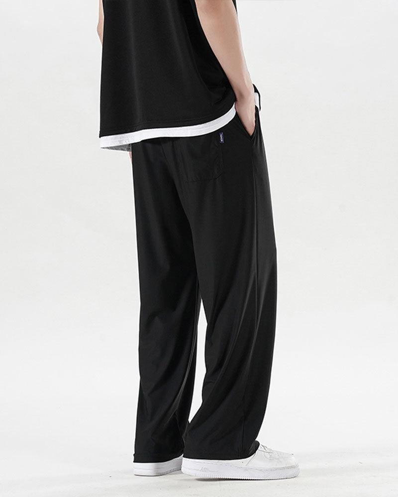 Cool Comfort Wide Leg Pants - Summer Techwear - Cool Comfort Wide Leg Pants for Effortless Summer Style - View 3