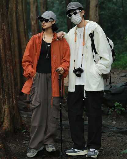 Cool Sun Protection Hiking Jacket -  breathable hiking jacket - Lightweight UV Protection Hiking Jacket for Outdoor Adventures - View 3