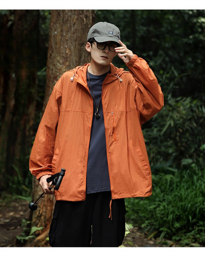 Cool Sun Protection Hiking Jacket -  hiking jacket - Lightweight UV Protection Hiking Jacket for Outdoor Adventures - View 12