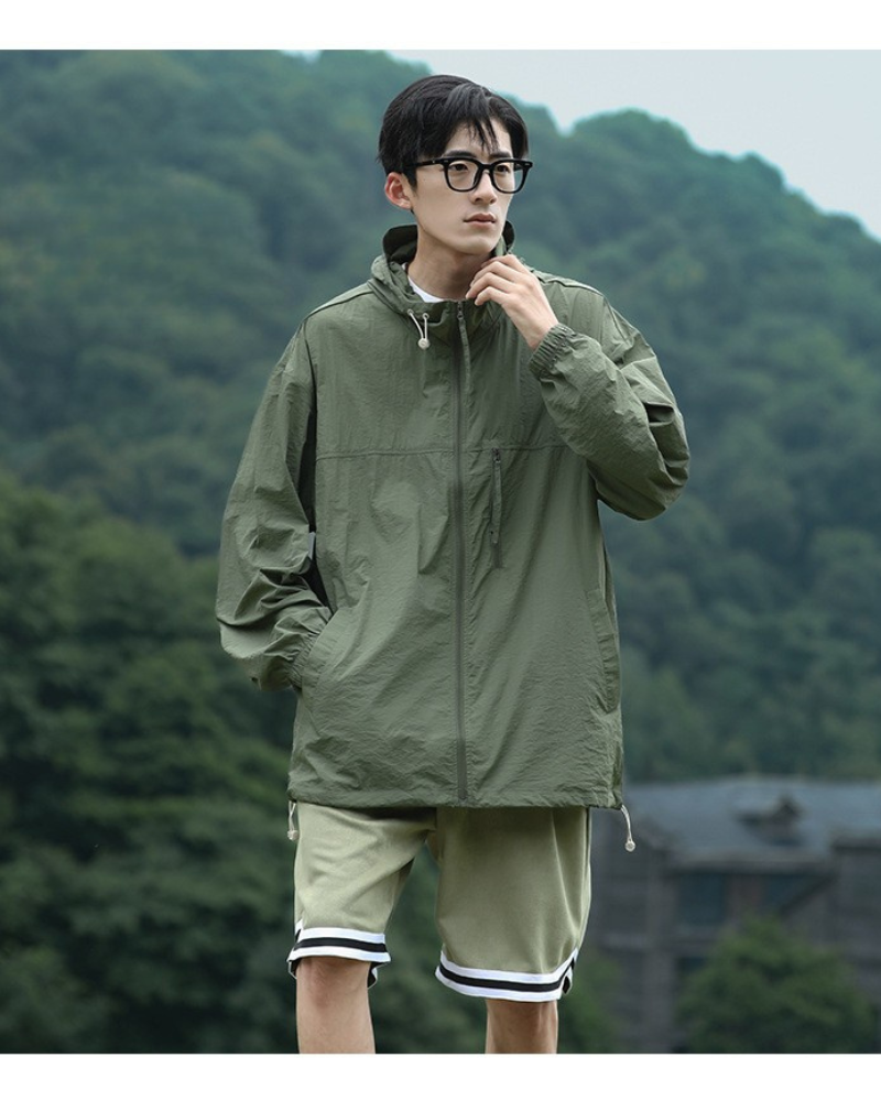 Cool Sun Protection Hiking Jacket -  hiking jacket - Lightweight UV Protection Hiking Jacket for Outdoor Adventures - View 4