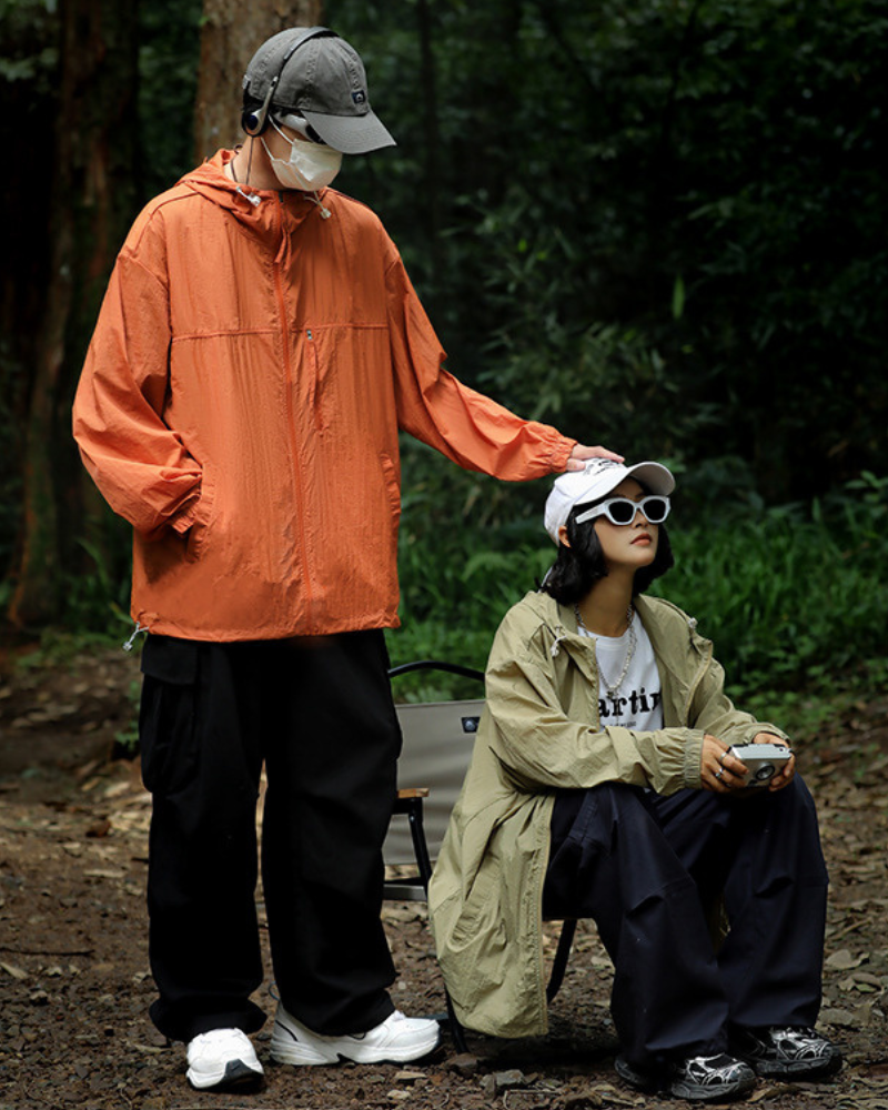 Cool Sun Protection Hiking Jacket -  lightweight - Lightweight UV Protection Hiking Jacket for Outdoor Adventures - View 13