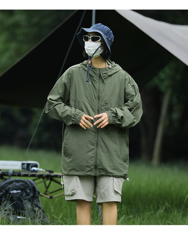 Cool Sun Protection Hiking Jacket -  lightweight - Lightweight UV Protection Hiking Jacket for Outdoor Adventures - View 5