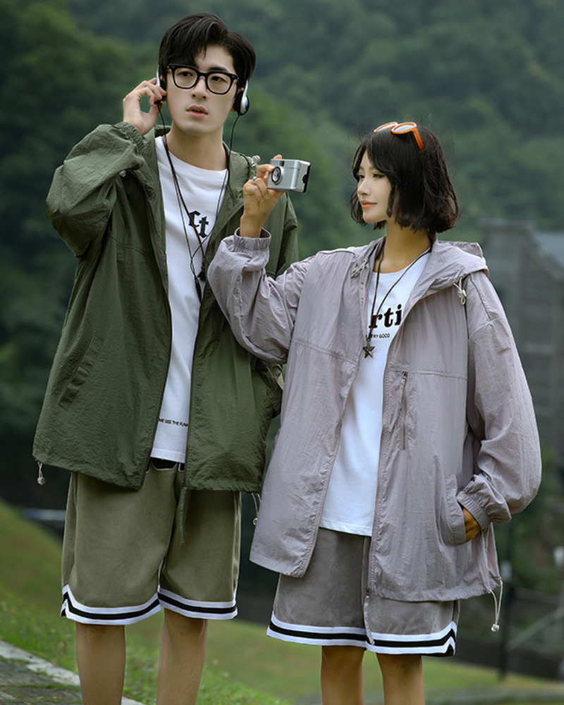 Cool Sun Protection Hiking Jacket - sun protection - Lightweight UV Protection Hiking Jacket for Outdoor Adventures - Main view