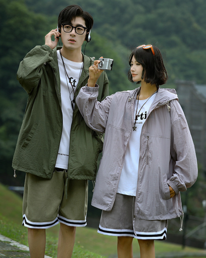 Cool Sun Protection Hiking Jacket - sun protection - Lightweight UV Protection Hiking Jacket for Outdoor Adventures - Main view