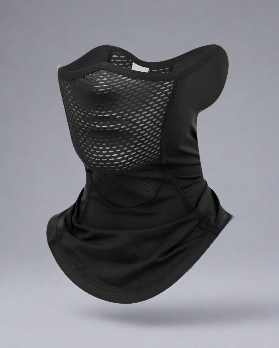 Cooling Reflective Mesh Face Mask -  lycra face mask - Breathable Cooling Reflective Mesh Face Mask for Comfort - View 4