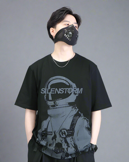 Cosmic Adventure Graphic Tee -  astronaut print - Cosmic Adventure Graphic Tee for Everyday Comfort - View 3