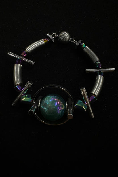 Cosmic Beaded Planet Bracelet - beaded bracelet - Cosmic Beaded Planet Bracelet for a Stylish Look - View 8