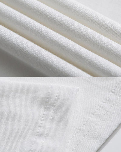 Cosmic Moon Sci-Fi Tee -  white t-shirt - Futuristic Cosmic Moon Urban Techwear T-Shirt - View 14