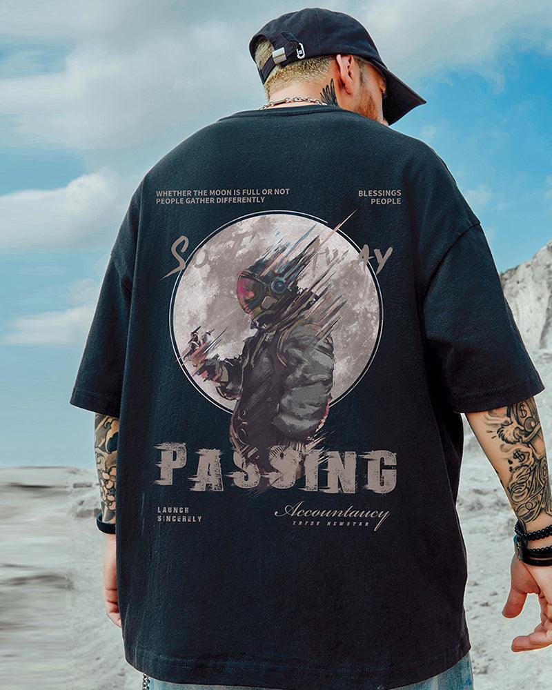 Cosmic Vibes Oversized Tee -  graphic t-shirt - Cosmic Vibes Oversized Tee for a Modern Look - View 5