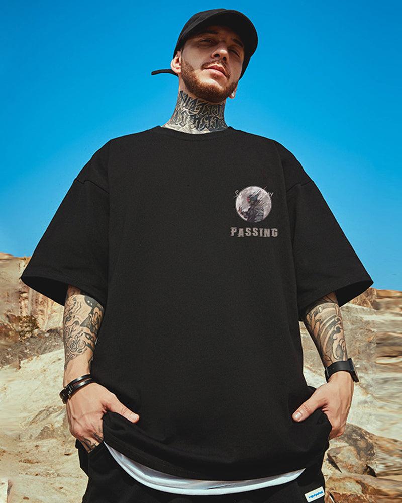 Cosmic Vibes Oversized Tee - oversized tee - Cosmic Vibes Oversized Tee for a Modern Look - View 3