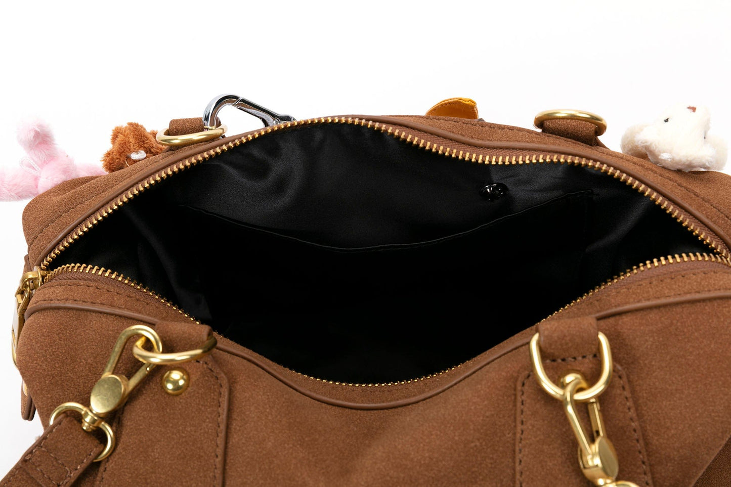 Cozy Animal Charm Shoulder Bag -  cute animal bag - Charming Cozy Animal Shoulder Bag with Plush Details - View 19