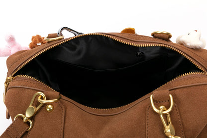 Cozy Animal Charm Shoulder Bag -  cute animal bag - Charming Cozy Animal Shoulder Bag with Plush Details - View 19