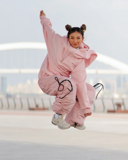 Cozy Bunny Ears Hoodie - winter techwear - Waterproof Insulated Hoodie with Bunny Ears for Winter - View 13