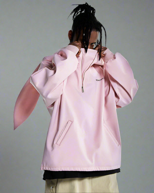 Cozy Bunny Ears Hoodie - cozy hoodie - Waterproof Insulated Hoodie with Bunny Ears for Winter - Main view