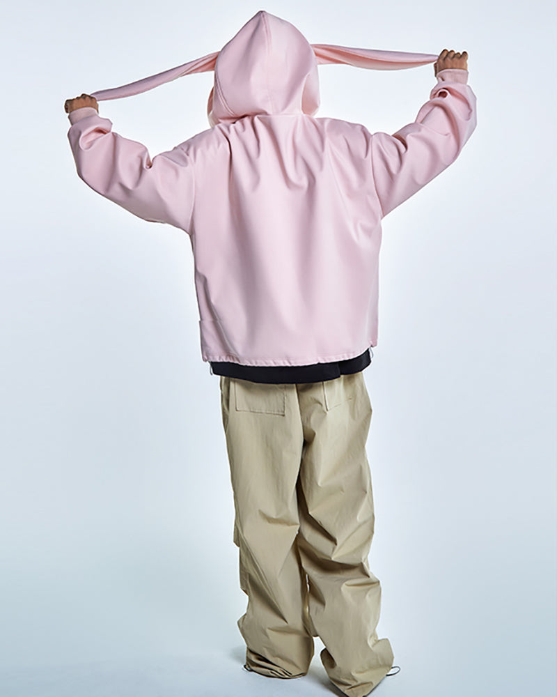 Cozy Bunny Ears Hoodie - cozy hoodie - Waterproof Insulated Hoodie with Bunny Ears for Winter - View 11