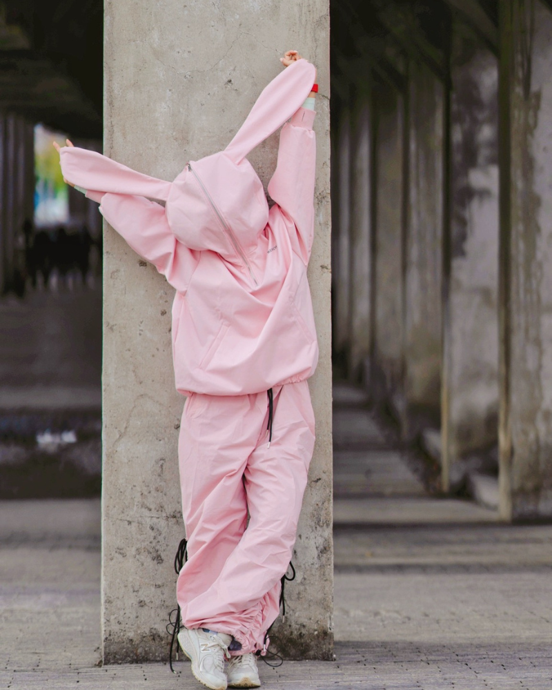 Cozy Bunny Ears Hoodie - hoodie for winter sports - Waterproof Insulated Hoodie with Bunny Ears for Winter - View 12