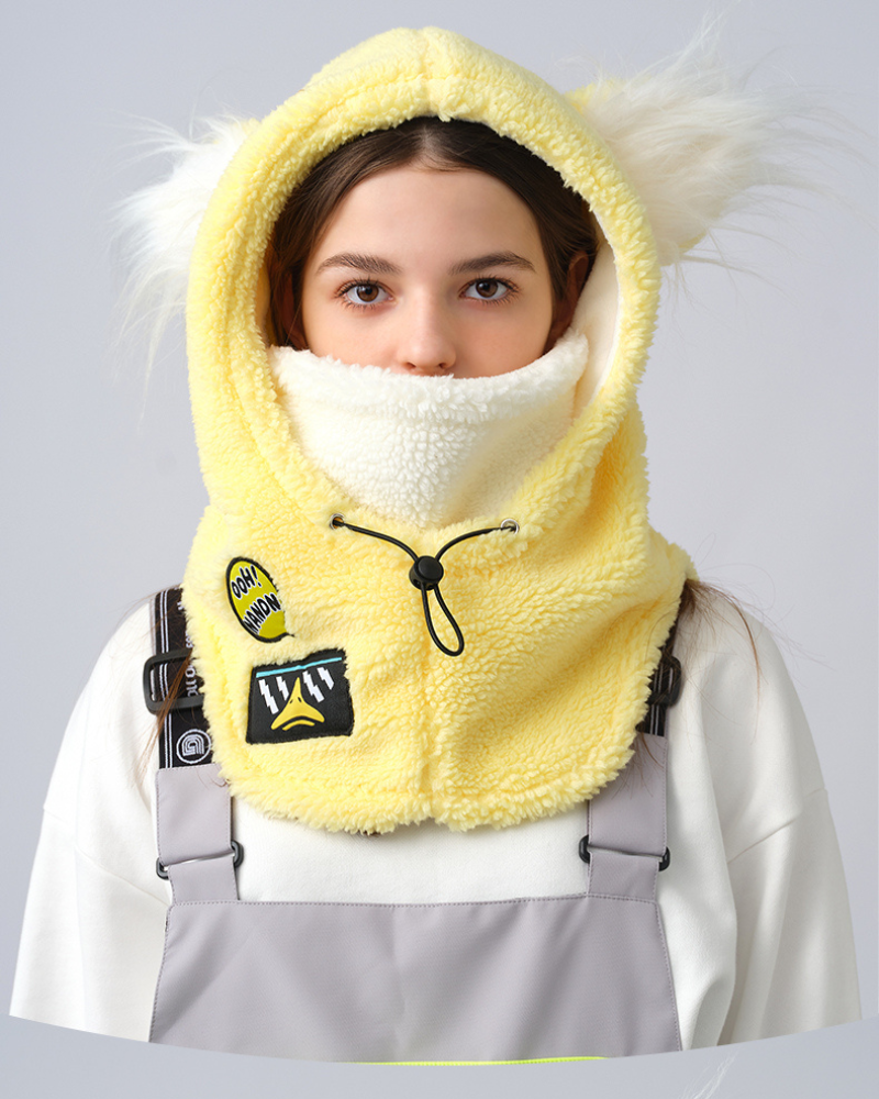 Cozy & Cute Unisex Ski Mask -  fluffy mask - Cozy Unisex Ski Mask for Comfort and Style - View 4