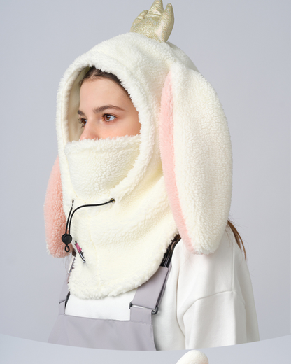 Cozy & Cute Unisex Ski Mask - fluffy outdoor face mask - Cozy Unisex Ski Mask for Comfort and Style - View 8