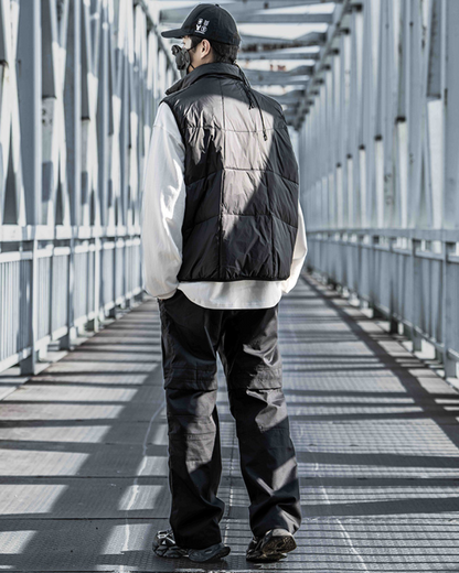 Cozy Diagonal Zipper Winter Vest - winter puffer vest - Cozy Diagonal Zipper Winter Vest for Comfortable Layering - View 11