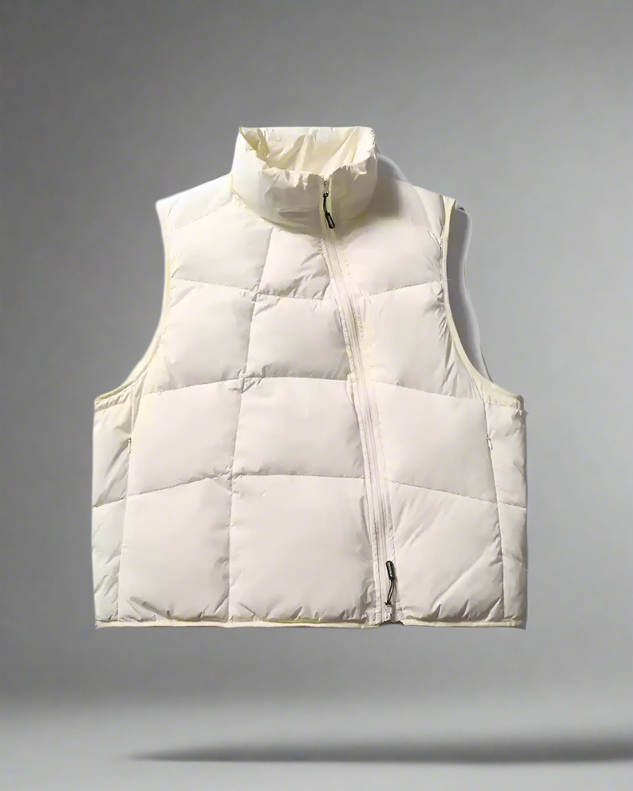 Cozy Diagonal Zipper Winter Vest - winter vest - Cozy Diagonal Zipper Winter Vest for Comfortable Layering - View 3