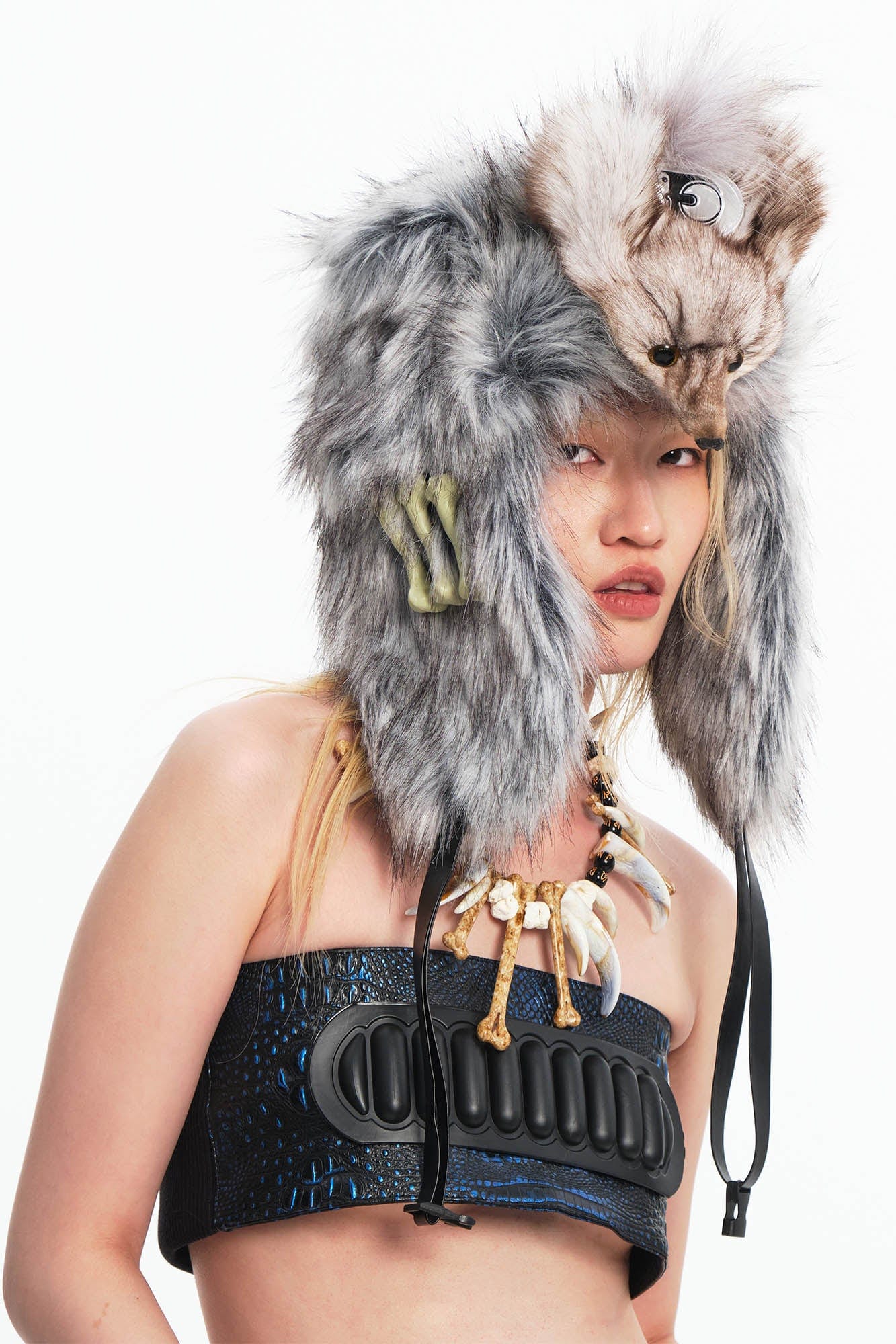 Cozy Fox Fur Trapper Hat -  faux fur - Warm Faux Fox Fur Trapper Hat for Winter Style - View 5
