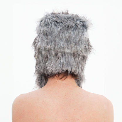 Cozy Fox Fur Trapper Hat - warm winter hat - Warm Faux Fox Fur Trapper Hat for Winter Style - View 2