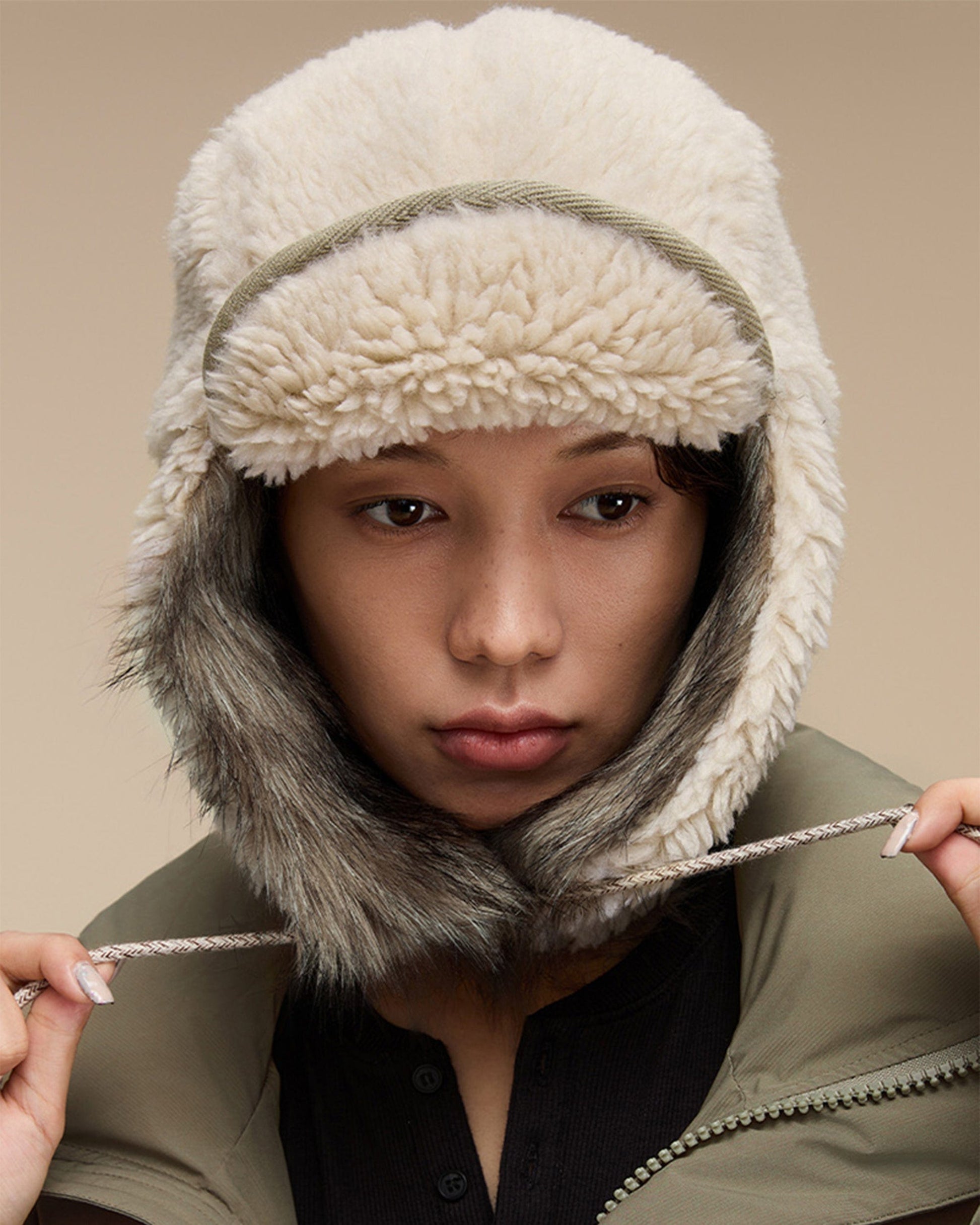 Cozy Fuzzy Trapper Hat -  insulated winter hat - Warm Fuzzy Trapper Hat for Cold Weather Comfort - View 6