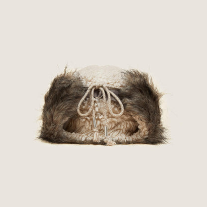 Cozy Fuzzy Trapper Hat - warm trapper hat - Warm Fuzzy Trapper Hat for Cold Weather Comfort - View 2