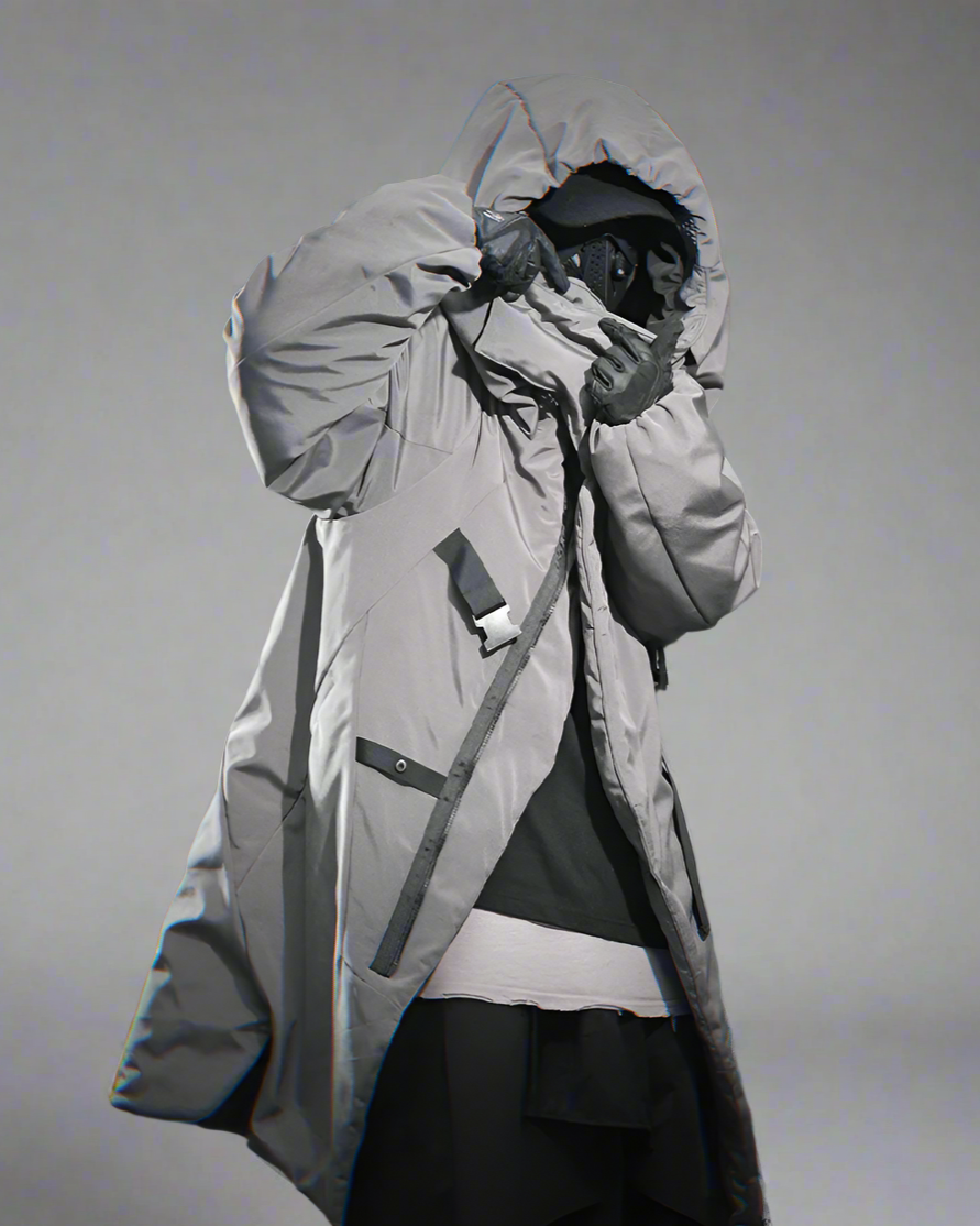 Cozy Irregular Long Winter Coat - stylish winter coat - Cozy Irregular Long Winter Coat for Stylish Warmth - Main view