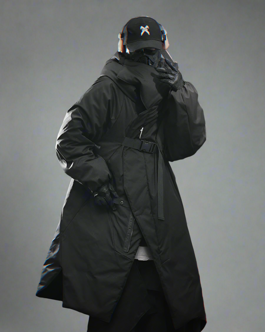 Cozy Irregular Long Winter Coat - winter coat - Cozy Irregular Long Winter Coat for Stylish Warmth - View 2
