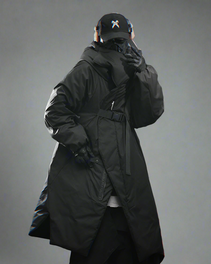 Cozy Irregular Long Winter Coat - winter coat - Cozy Irregular Long Winter Coat for Stylish Warmth - View 2