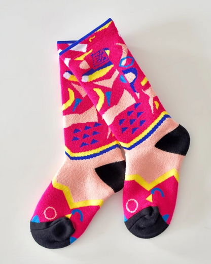Cozy Kids' Long Ski Socks -  comfortable winter socks - Comfortable Kids' Ski Socks for Winter Play - View 5
