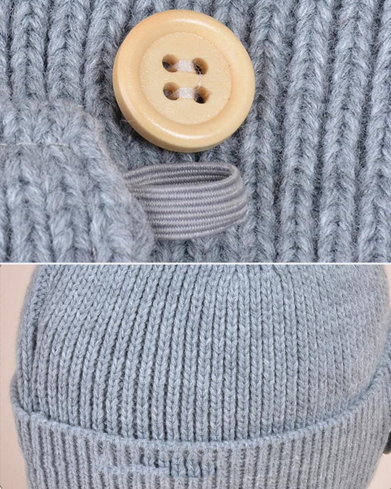 Cozy Knit Ski Mask & Beanie -  beanie - Versatile Cozy Knit Ski Mask and Beanie for Winter - View 10