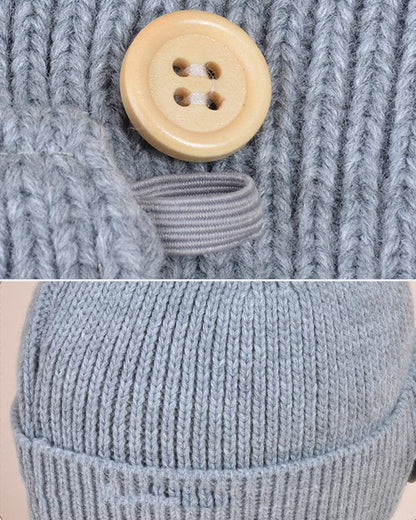 Cozy Knit Ski Mask & Beanie -  beanie - Versatile Cozy Knit Ski Mask and Beanie for Winter - View 10