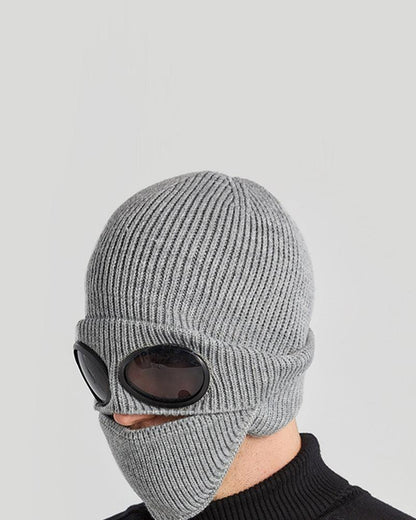 Cozy Knit Ski Mask & Beanie - techwear accessories - Versatile Cozy Knit Ski Mask and Beanie for Winter - View 9